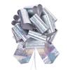 1PC Giant Large Pull Bow Big Glitter Metallic Bow,12 Inch,Great Gift Bows for appliances,Bikes,Table Decorations and Party Events(Silver) view 1