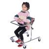 Child Rehabilitation Rollator, Walking Aid with Seat Walking Mobility Aid Lower Limb Rehabilitation Aids Training Stand,Camel (Pink) view 1