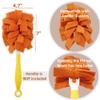 6 Layer Fleece Duster Refills for Swiffer Hand Duster, Zero Waste, Reusable and Washable Replacement Dusters for Cleaning Ceiling Fan Hardwoods (6 Pack-Multicolour-B) view 2