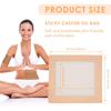 10Pcs Waist Essential Oil Pack Set Self-Adhesive Essential Oil Wrap Leakproof Oil Pack Wrap Soft Breathable Cotton Oil Pack Highly Absorbent for Waist 8.66x7.87inch (Waist,Khaki) view 4