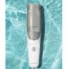 Acinkeety Baby Hair Hair Trimmer Electric Hair Shaver Infant Hair Cutting Kit USB Suction Hair Safety & Waterproof Baby Hair Trimmer Silent Baby Hair Trimmer For Infant Baby Hair Trimmer No, White view 4