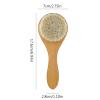 Infant Hair Brush Portable Wooden Handle Hair Brushes Caps Hair Brush Hair Cleaning Brush For Newborns Toddlers Baby Hair Brush Baby Hair Brush Set For Newborns Baby Hair Brush Soft Baby Hair view 3