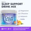 Zipfizz Nightly Calm & Sleep Supplement Powder, Peach Mango, 12.3 oz (30-60 Servings) | Natural Sleep Aid For Kids & Adults | Contains Magnesium, Melatonin, L-Theanine | Relaxation & Mood Enhancement view 2