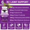 GORNVB Glucosamine Chondroitin Gummies with MSM & Elderberry  Extra Strength Mobility & Flexibility Support, Antioxidant Immune Supplement for Women & Men view 3