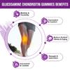 GORNVB Glucosamine Chondroitin Gummies with MSM & Elderberry  Extra Strength Mobility & Flexibility Support, Antioxidant Immune Supplement for Women & Men view 4