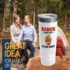 Ramen Lover White Edition Viking Tumbler 20oz - addiction no cure - Food Lovers chicken pumpkin vegan pantry spicy noodles view 2