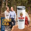 Ramen Lover White Edition Viking Tumbler 20oz - The Noodle Revolution - Food Lovers chicken pumpkin vegan pantry spicy noodles view 2