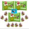 Hershey Kisses Grinch Milk Chocolate Christmas Candy 28.5oz Total - Holiday Stocking Stuffer Gifts - Includes PITCHING PIGEON Brand Magnet view 1