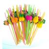 Abaodam 30pcs Coconut Tree Shaped Drinking Straws Fluorescent Party Supplies for and Cocktails for Birthday Celebrations and Decorations view 4