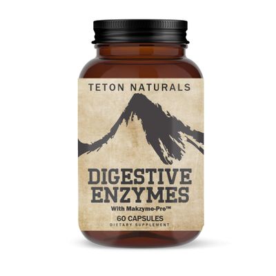 Teton Naturals Digestive Enzymes Supplements 60 Capsules
