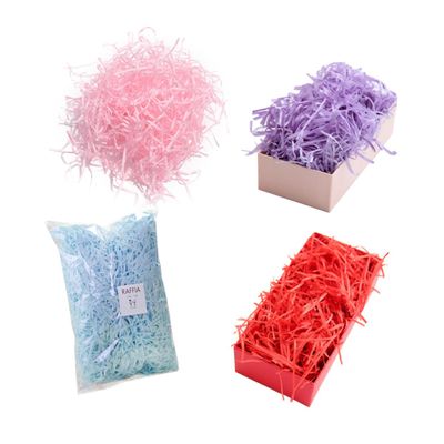 jojofuny 1pack Paper Raffias for Packing Supplies Decorative Infilling for Parties Crafts and Wrapping Bundle