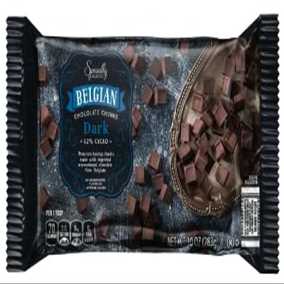 Gourmet Baking Morsel Chips 10-12 oz Butterscotch, White, Semi-Sweet, Dark, Belgian Premium Chocolate Chips Includes ( 2 BAGS ) Choose Flavor (Belgian Dark 10oz)