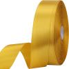 1 inches 50 Yard Golden Satin Ribbon for Gift Wrapping, Wedding, Crafts, Christmas,Easter, Floral, Hair, Invitation Decorations and More view 1