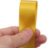 1 inches 50 Yard Golden Satin Ribbon for Gift Wrapping, Wedding, Crafts, Christmas,Easter, Floral, Hair, Invitation Decorations and More view 3