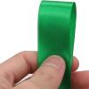 1 inches 50 Yard Green Satin Ribbon for Gift Wrapping, Wedding, Crafts, Christmas,Easter, Floral, Hair, Invitation Decorations and More view 3