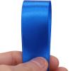 1 inches 50 Yard Blue Satin Ribbon for Gift Wrapping, Wedding, Crafts, Christmas,Easter, Floral, Hair, Invitation Decorations and More view 3