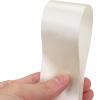 1-1/2 inches 50 Yard Rice White Satin Ribbon for Gift Wrapping, Wedding, Crafts, Christmas,Easter, Floral, Hair, Invitation Decorations and More view 3