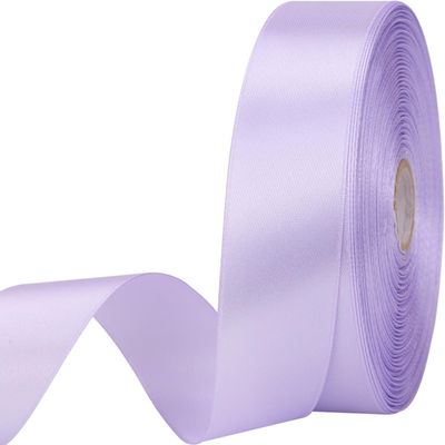 1 inches 50 Yard Lavender Satin Ribbon for Gift Wrapping, Wedding, Crafts, Christmas,Easter, Floral, Hair, Invitation Decorations and More