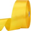 1-1/2 inches 50 Yard Yellow Satin Ribbon for Gift Wrapping, Wedding, Crafts, Christmas,Easter, Floral, Hair, Invitation Decorations and More view 1