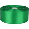 1-1/2 inches 50 Yard Green Satin Ribbon for Gift Wrapping, Wedding, Crafts, Christmas,Easter, Floral, Hair, Invitation Decorations and More view 4