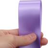 1-1/2 inches 50 Yard Light Purple Satin Ribbon for Gift Wrapping, Wedding, Crafts, Christmas,Easter, Floral, Hair, Invitation Decorations and More view 3