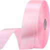 1 inches 50 Yard Light Pink Satin Ribbon for Gift Wrapping, Wedding, Crafts, Christmas,Easter, Floral, Hair, Invitation Decorations and More view 1