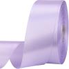 1-1/2 inches 50 Yard Lavender Satin Ribbon for Gift Wrapping, Wedding, Crafts, Christmas,Easter, Floral, Hair, Invitation Decorations and More view 1