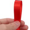 5/8 inches 50 Yard Red Satin Ribbon for Gift Wrapping, Wedding, Crafts, Christmas,Easter, Floral, Hair, Invitation Decorations and More view 3