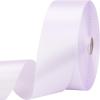 1-1/2 inches 50 Yard White Satin Ribbon for Gift Wrapping, Wedding, Crafts, Christmas,Easter, Floral, Hair, Invitation Decorations and More view 1