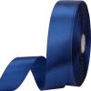 1 inches 50 Yard Dark Blue Satin Ribbon for Gift Wrapping, Wedding, Crafts, Christmas,Easter, Floral, Hair, Invitation Decorations and More view 1