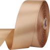 1-1/2 inches 50 Yard Champagne Gold Satin Ribbon for Gift Wrapping, Wedding, Crafts, Christmas,Easter, Floral, Hair, Invitation Decorations and More view 1