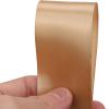 1-1/2 inches 50 Yard Champagne Gold Satin Ribbon for Gift Wrapping, Wedding, Crafts, Christmas,Easter, Floral, Hair, Invitation Decorations and More view 3