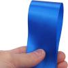 1-1/2 inches 50 Yard Blue Satin Ribbon for Gift Wrapping, Wedding, Crafts, Christmas,Easter, Floral, Hair, Invitation Decorations and More view 3