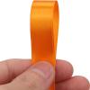 5/8 inches 50 Yard Orange Satin Ribbon for Gift Wrapping, Wedding, Crafts, Christmas,Easter, Floral, Hair, Invitation Decorations and More view 3