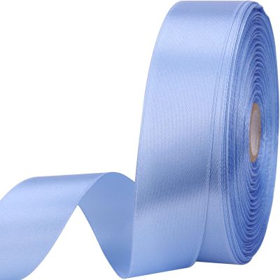 1 inches 50 Yard Lake Blue Satin Ribbon for Gift Wrapping, Wedding, Crafts, Christmas,Easter, Floral, Hair, Invitation Decorations and More