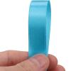 5/8 inches 50 Yard Peacock Blue Satin Ribbon for Gift Wrapping, Wedding, Crafts, Christmas,Easter, Floral, Hair, Invitation Decorations and More view 3