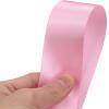 1-1/2 inches 50 Yard Light Pink Satin Ribbon for Gift Wrapping, Wedding, Crafts, Christmas,Easter, Floral, Hair, Invitation Decorations and More view 3