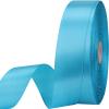 1 inches 50 Yard Peacock Blue Satin Ribbon for Gift Wrapping, Wedding, Crafts, Christmas,Easter, Floral, Hair, Invitation Decorations and More view 1