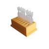 Eye Drop Vials Holder & Storage - Single-Use Disposable Eye Drop Vials - Holds 14 Single Use Disposable Vials - Znet3D (Silk Gold) view 1