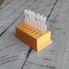 Eye Drop Vials Holder & Storage - Single-Use Disposable Eye Drop Vials - Holds 14 Single Use Disposable Vials - Znet3D (Silk Gold) view 3