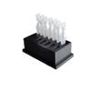 Eye Drop Vials Holder & Storage - Single-Use Disposable Eye Drop Vials - Holds 14 Single Use Disposable Vials - Znet3D (Silk Silver) view 1