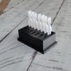 Eye Drop Vials Holder & Storage - Single-Use Disposable Eye Drop Vials - Holds 14 Single Use Disposable Vials - Znet3D (Silk Silver) view 3