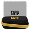 LEVEL UP Strike Blue Light Blocking Glasses - Computer Reading & Gaming Eyewear for Gamers to Filter UV Glare & Anti Eyestrain - Men, Women & Kids Black Frame Rose Lenses Reader Spectacles view 4