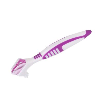 Airshi Denture Brush, Doublesided Toothbrush, Convenient Portable Effective for Home Travel