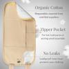 Reusable Castor Oil Pack Wrap Organic Cotton Flannel, 6Pcs Organic Castor Oil Wrap Stomach Neck Chest Knee, Castor Oil Compress for Liver Detox, Anti Oil Leak (Oil Not Included) view 3