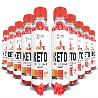 (10 Pack) Ignite Keto ACV Gummies Advanced 1000MG Ignite Keto Gummies Formula Apple Cider Vinegar Formulated with Pomegranate Beet Juice Powder B12 Vegan Non GMO 600 Gummys
