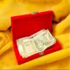 SHAKTISM Decorative and Attractive Box Cash Box, Shagun Box, Jewellery Box, Money Box Envelop Wedding, Gift Box, Bangel box (Pack of 1Pc) (Peacock Red) view 3