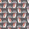 Funny Llama Alpaca Christmas Thick Wrapping Paper, Xmas Gift Wrap for Animal Lover, Fleece Feliz Navidad Theme (12 foot x 30 inch roll) view 2