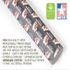 Funny Llama Alpaca Christmas Thick Wrapping Paper, Xmas Gift Wrap for Animal Lover, Fleece Feliz Navidad Theme (12 foot x 30 inch roll) view 4