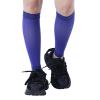 EVOPLECI 15-20mmHg 1 Pair Black Calf Compression Sleeve Men and Women Wide Calf Sleeve Brace Compression Socks for Leg Support, Shin Splint,Pain Relief (DARK BLUE, XX-Large) view 3